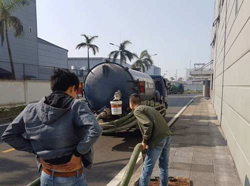 Hút bể phốt tại Ba Đình