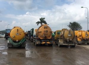 Hút bể phốt tại Bạch Đằng