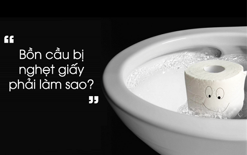 Mẹo chữa tắc bồn cầu